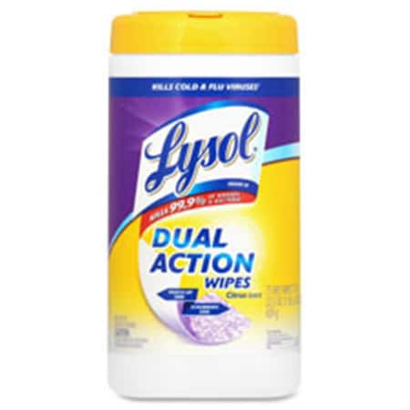 Reckitt Benckiser Lysol Dual Action Wipes RAC81700CT